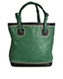 Quilted Country Club Tote, back view
